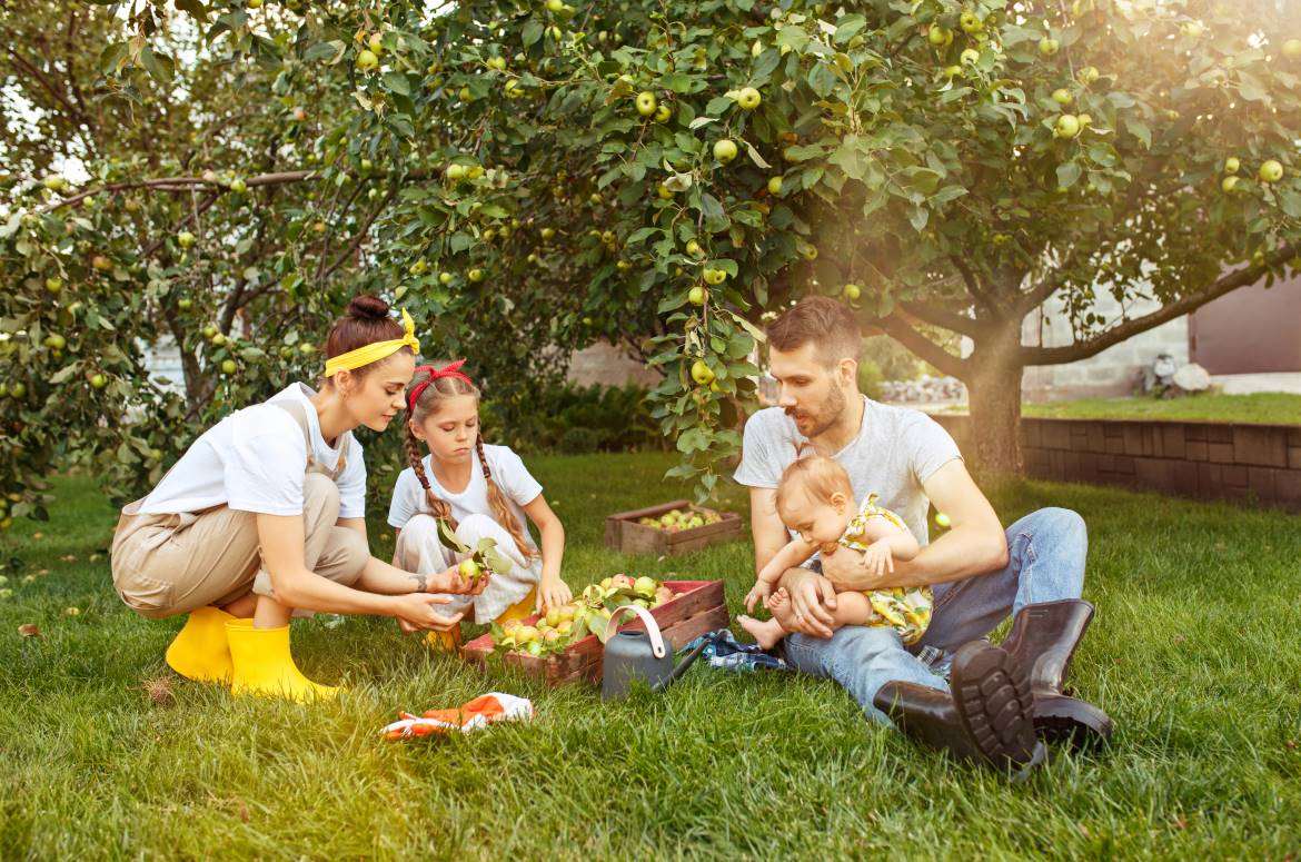 Famiglia in giardino - Andamento mercato immobiliare 2021