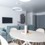 Esempio di palette colori per mini appartamento